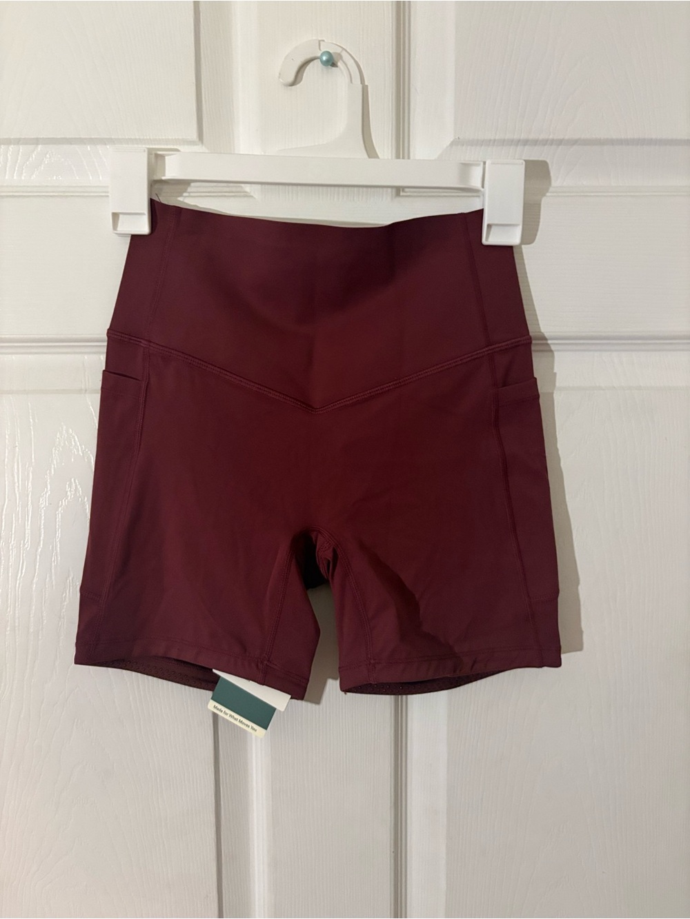 Halara Evening Red UltraSculpt High-Waist Women’s Active Biker Shorts